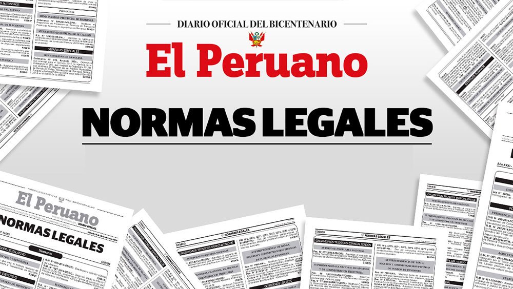 NORMAS LEGALES EL PERUANO. LUNES 18 DE ABRIL DE 2022