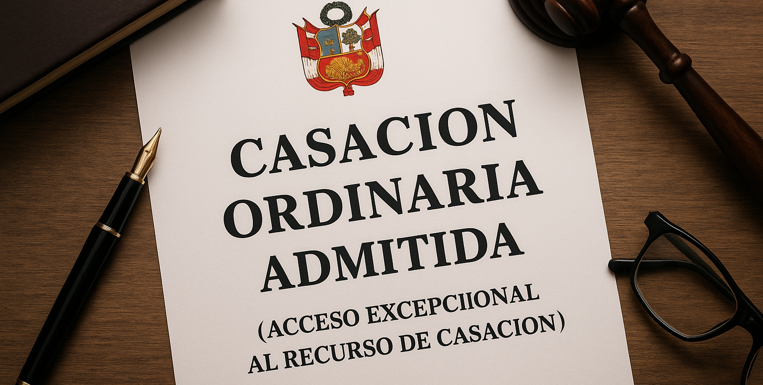 ¿Es admisible la casación ordinaria si la pena mínima del delito es menor a 6 años?